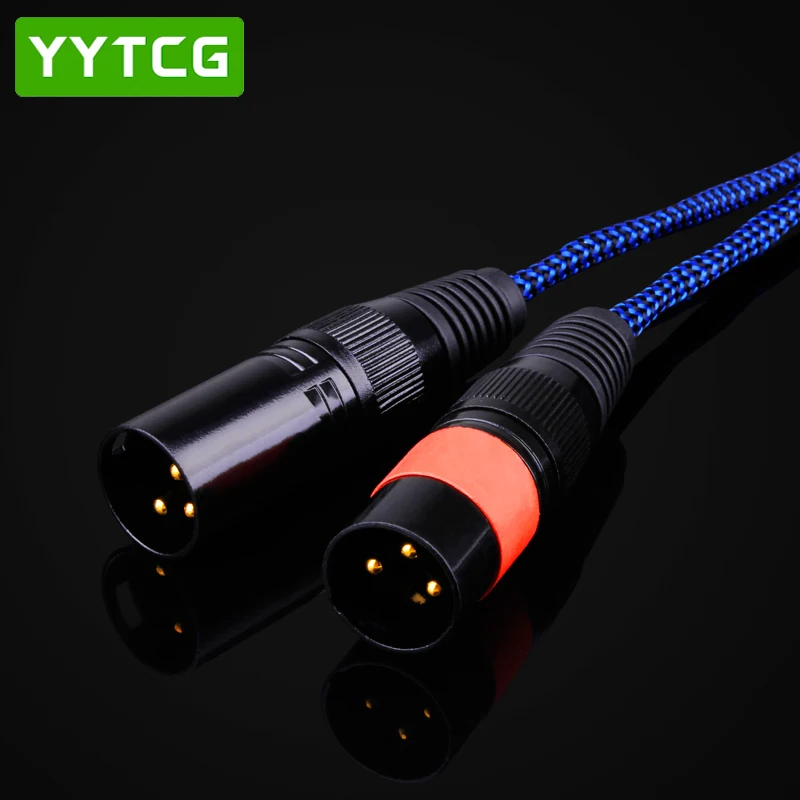 YYTCG G2 TRS мини разъем 3 5 мм на 2 XLR 3Pin мужской микрофон динамик аудио кабель для