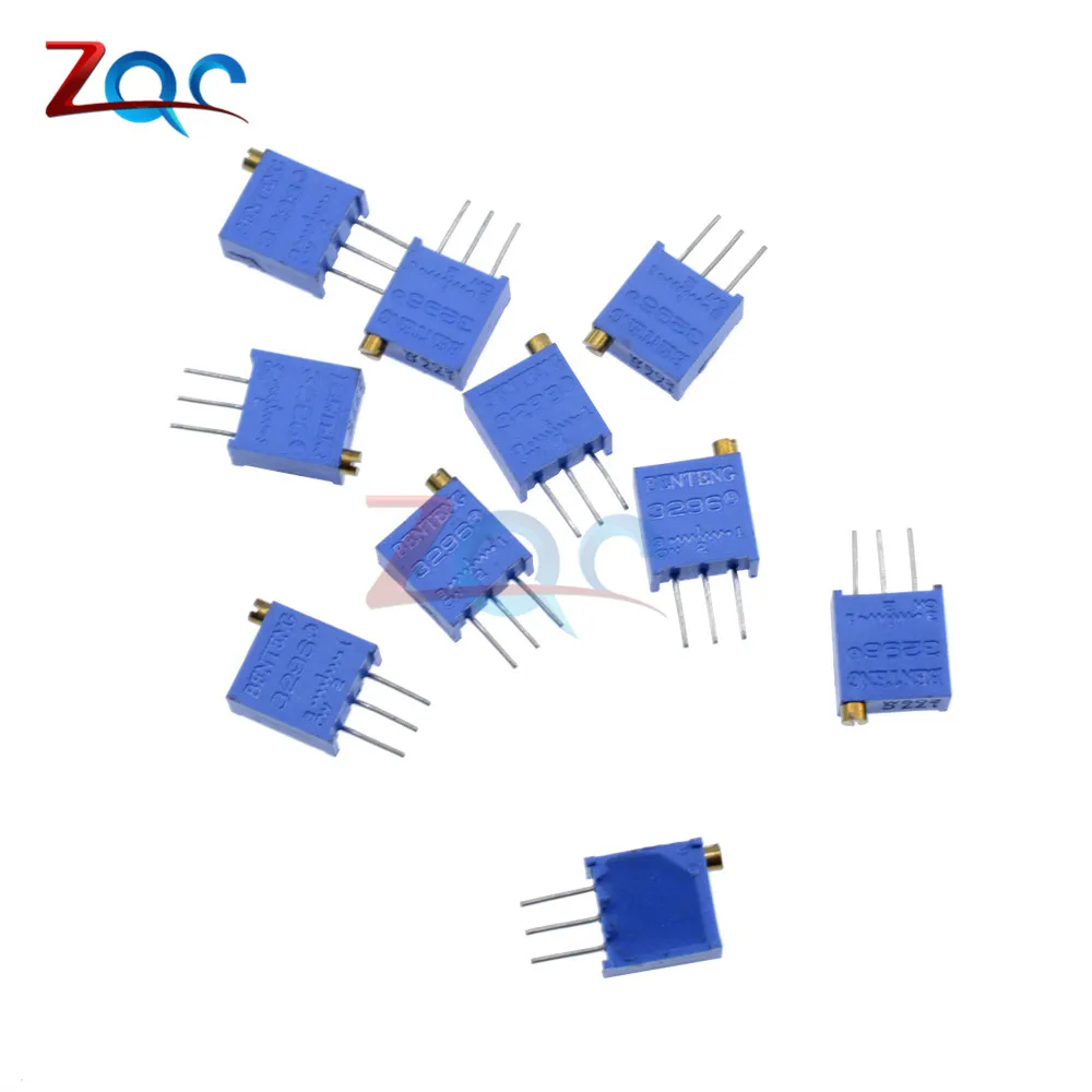 10 шт. 3296W-502 3296 Вт 5K Ом отделка горшок Триммер Потенциометр регулируемый