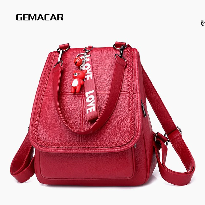 

New Elegant Wild Woman Bag Casual Fashion Popular Young Backpack Work Appointment Date Daily Bag Girl Simple Light Waterproof