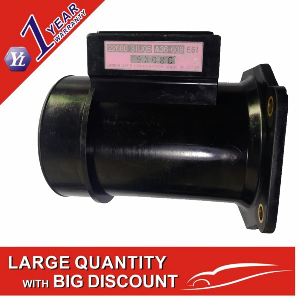 

Genuine Mass Air Flow Meter Sensor MAF Sensor OEM 22680-31U00 22680-31U05 2268031U05 2268031U00 for Nissan Maxima A32 Y61 Y33