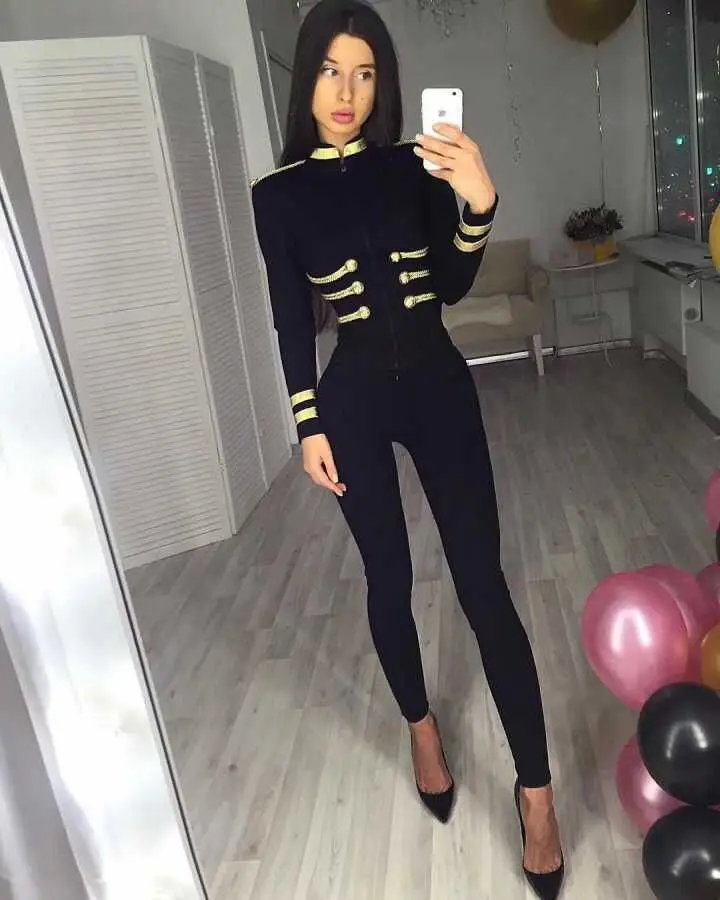 

Elegant high wuality sexy women 2019 round neck long sleeve jacket dropshipping vestidos