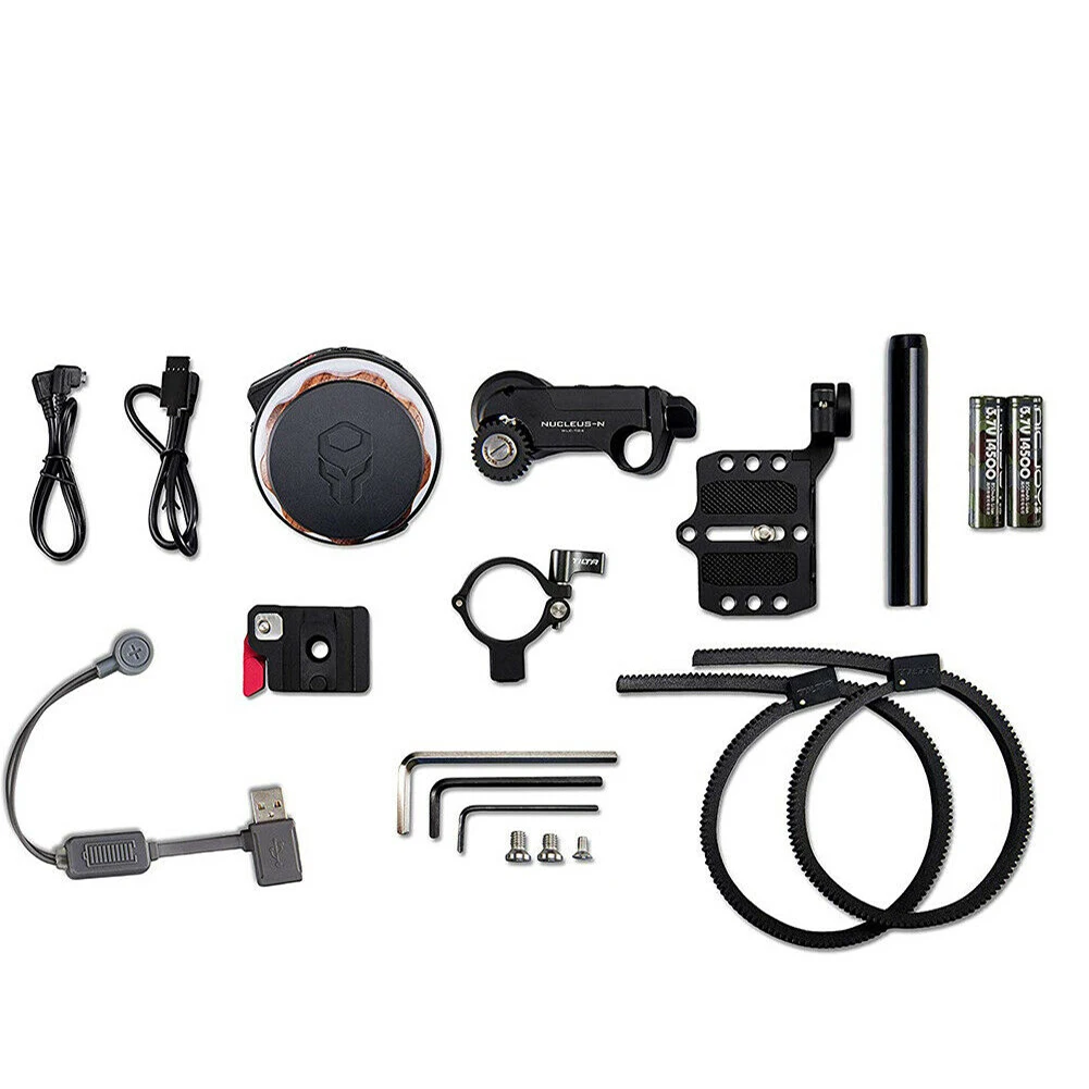 

WLC T04 Nucleus Stable Portable Motor Gimbal Hand Wheel Camera Mini System Lens Control Aluminum Alloy Follow Set Wireless