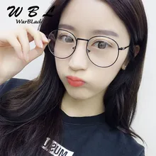 WarBLade унисекс винтажные круглые очки для чтения Мужские Винтажные Солнцезащитные очки в стиле колледжа прозрачные солнцезащитные очки оправа
