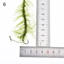 Стекло приманки карп рыболовные принадлежности молния Размеры 2 4 6 8 готовые волос установок терминал снасти с крюком и сорняк линии Длина 20 см