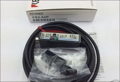 

2PCS 1Pcs New Fiber Optic Sensor KE+ Amplifier Fs2-62P Fs262p Plc Module V