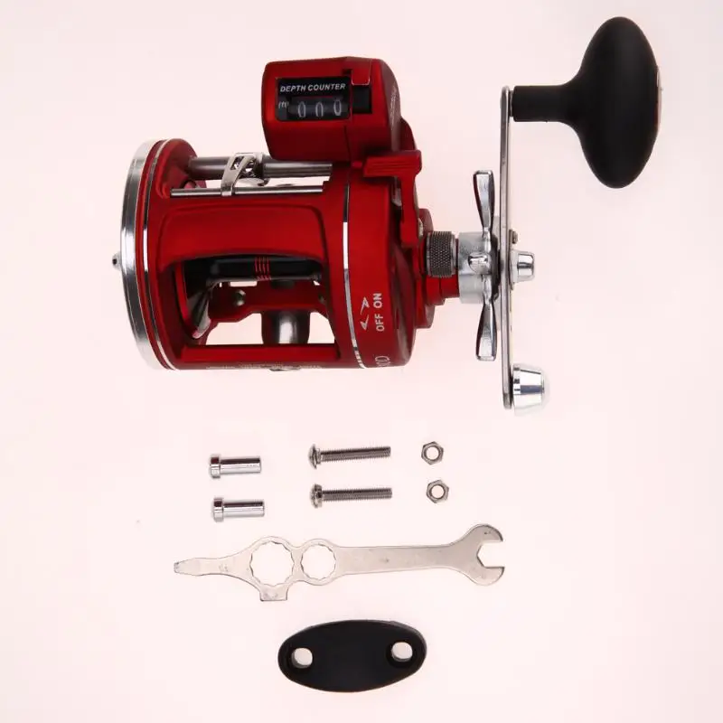

11+1BB Ball Bearings 3.8:1 Gear Ratio Fishing Line Counter Trolling Reels Right Handle ACL Bait Wheel Fishing Reels Tackle