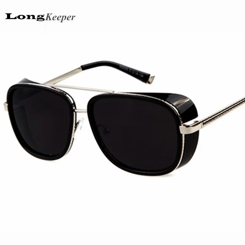 Fashion Steampunk Sunglasses Iron Men Style Sun Glasses Retro Goggles