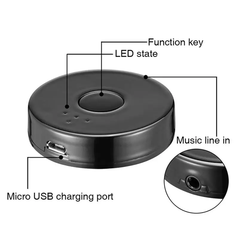 Dual Link Bluetooth 4,0 RCA Aux 3,5 мм стерео аудио передатчик Портативный беспроводной музыкальный адаптер сплиттер для домашнего ТВ ПК