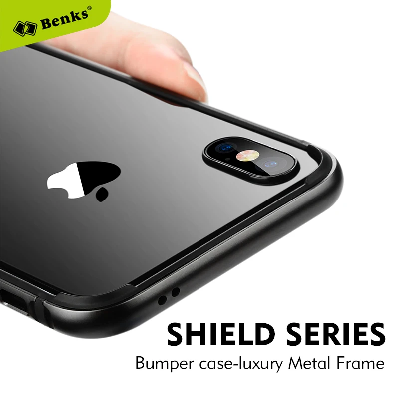 luxury cover for iphone x aluminum tpu back drop border frame black luxury cover for iphone x aluminum tpu back drop border frame black