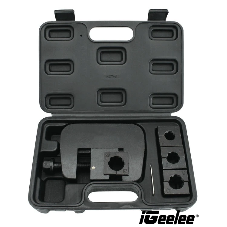 

iGeelee Manual A/C Hose Crimper kit Barb & Ferrule fittings;AC repair tools; Handheld Hose crimping tools; Hose crimper;