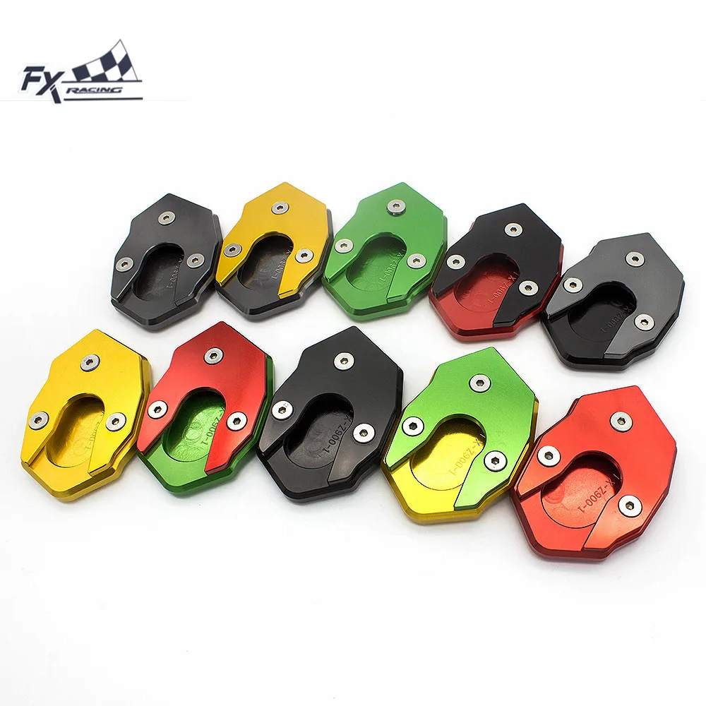 

Motorcycle Kickstand Side Stand Extension Pad Plate Cover For Kawasaki Z900 Z800 ER6F ER6N ZX6R ZX10R Z1000/SX VERSYS 650