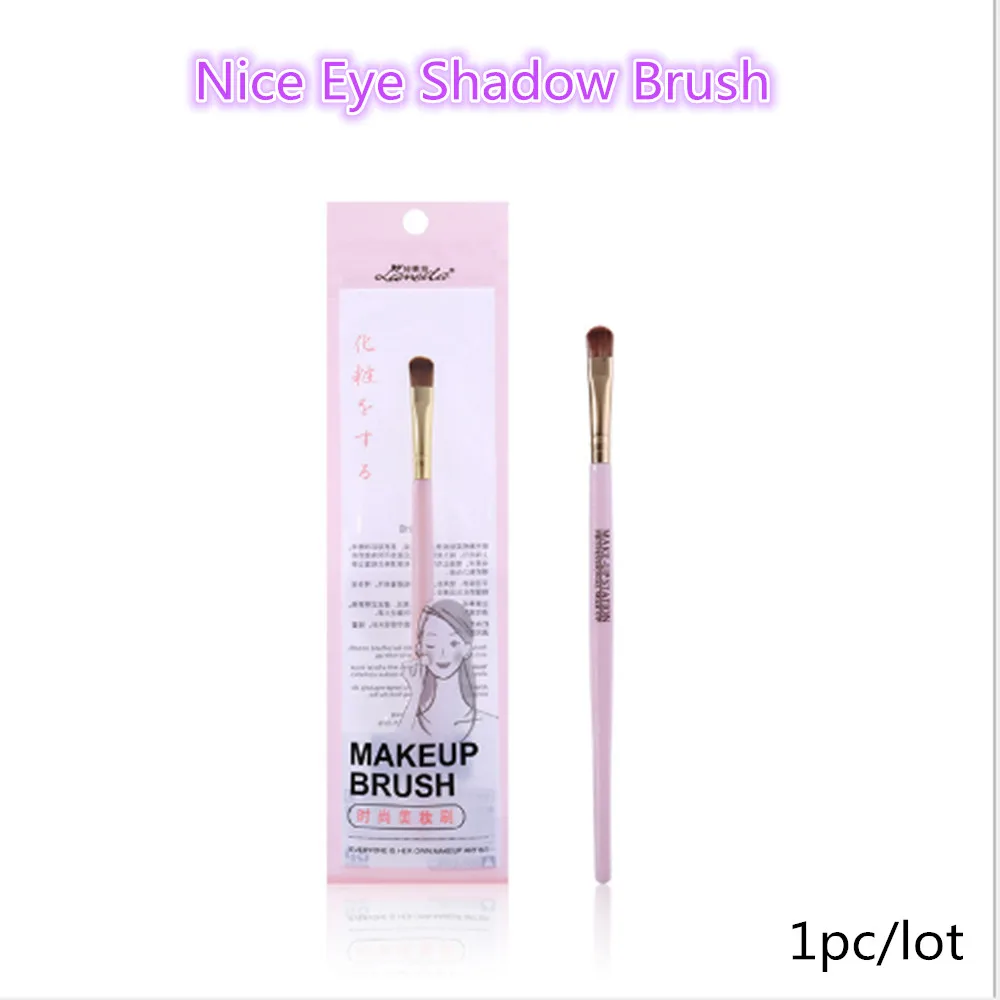 

1ps/pack Hot sale high quality synthetic hair make brush eye shadow brush wood handle make up tools Fiber Foundation brush