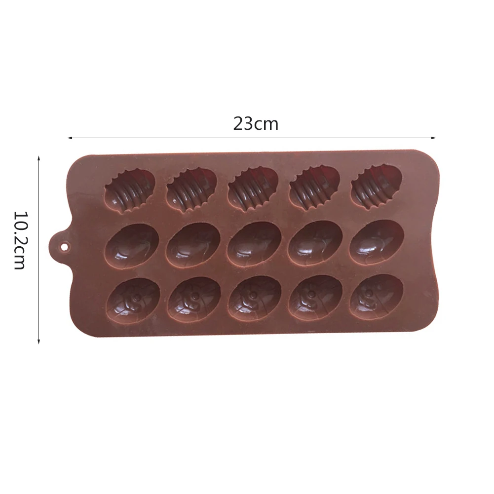 15 чашки форма для приготовления пасхального яйца силиконовая шоколадная форма для льда 23*10,2*1,5 см/9,06*4,02*0,59 в