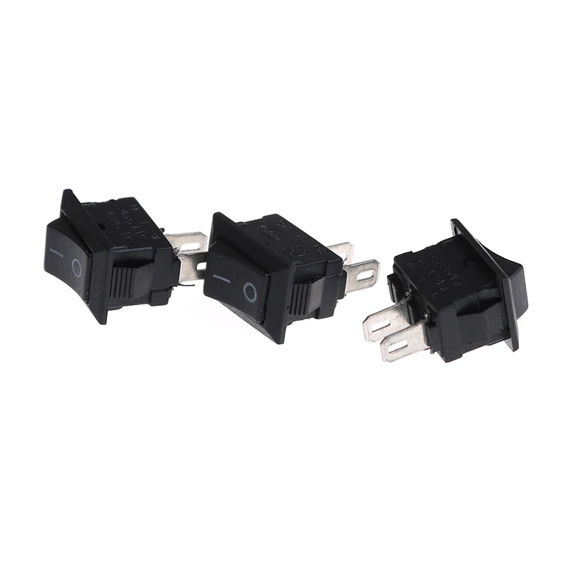 15Mm Pequeño Interruptor Basculante Negro Kcd1-11 250Vac 10X 10 3A 6A 125*ws 15Mm Pequeño Interruptor Basculante Negro Kcd1-11 250Vac 10X 10 3A 6A 125*ws