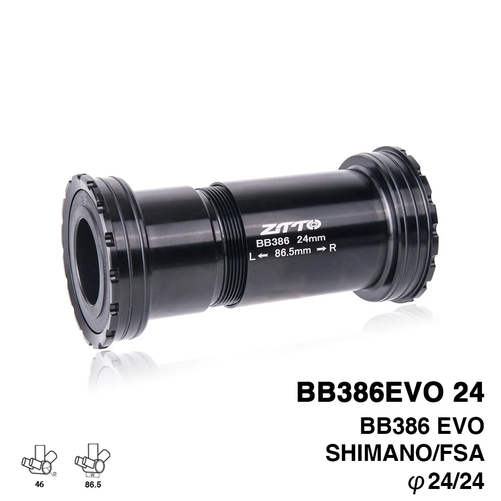 

Bicycle Press Fit Bottom Brackets Axle BB386 EVO 24 Adapter for MTB Road bike parts Shimano FSA 24mm Crankset chainset