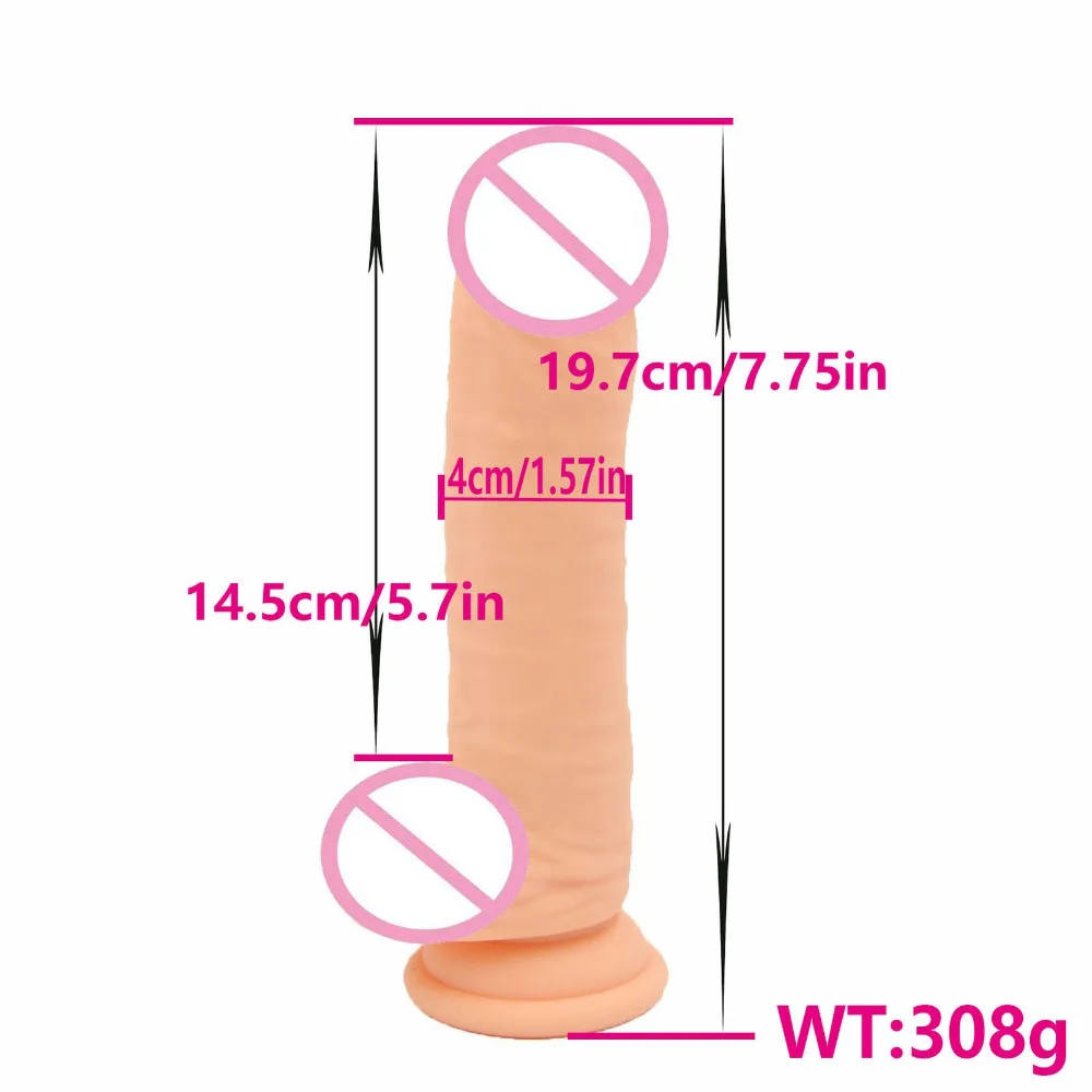 7.75 inch Rotating Huge Dildo Realistic Penis Dick With Strong Suction Cup Rechargeable Dildos Vibrator Adult Sex Toys For Woman