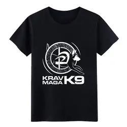 Krav Maga k9 футболка мужчины пользовательских 100% хлопок шеи экипажа письмо солнечного света Новая мода лето футболка с буквами