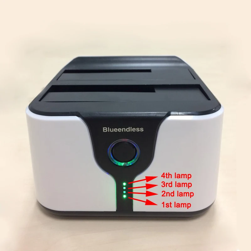 dual bay hdd docking station clone function sata 2 hd case  (10) 