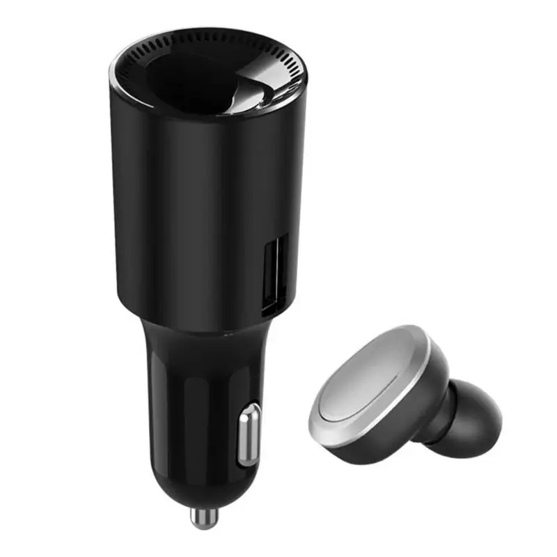 Bluetooth V4.1 Car Charger and Earphone 2 in 1 Wireless Bluetooth