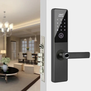 

Biometric Fingerprint Door Lock Smart Electronic Digital Lock Touch Keypad Password M1 Card Anti-theft Intelligent Locks YOHEEN