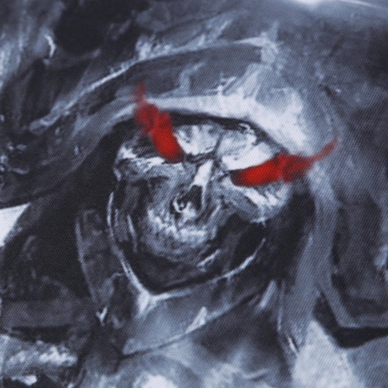 MGFHOME аниме JK Overlord Косплей рубашка Череп Ainz Ooal платье связанные футболки топы с