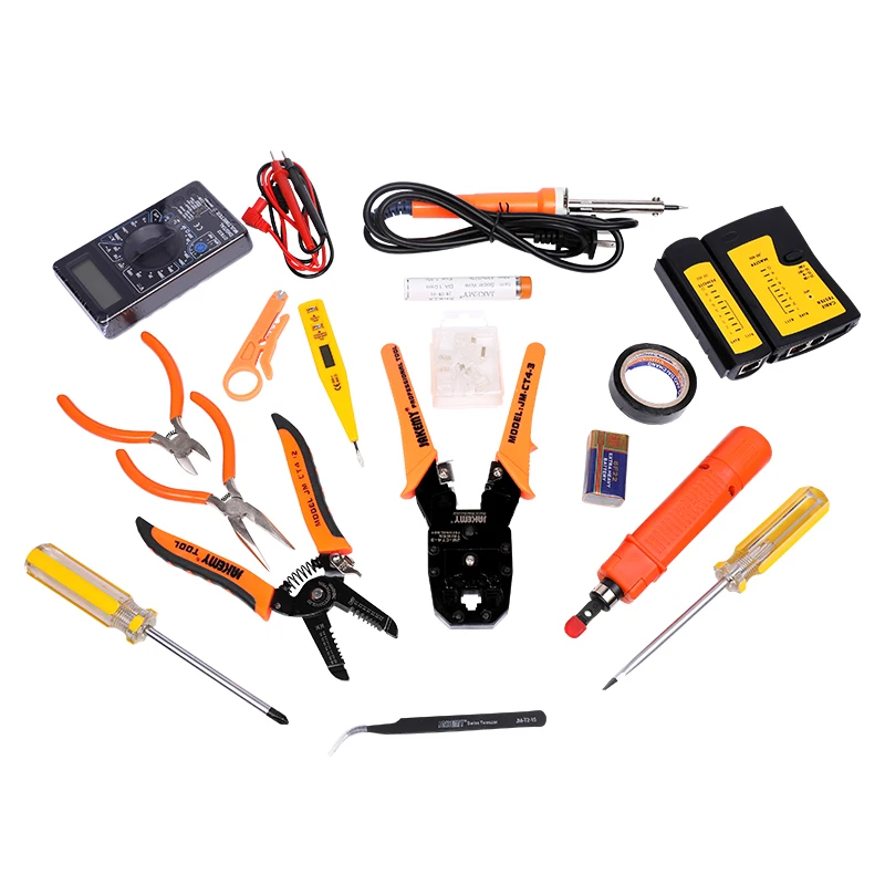 

Soldering iron Tool set P15 17 in 1 Multi-kinetic Soldering kit soldering iron Metal Spudger Pliers Digital Multimeter Tool kit