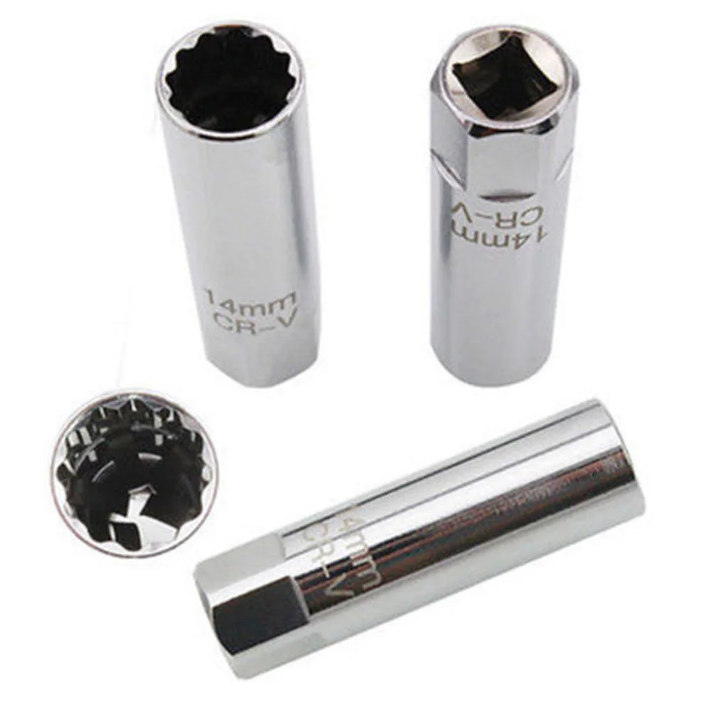 

14mm Spark Plug Socket 12-point Tool 3/8'' Drive For Bmw Toyota Peugeot Citroen