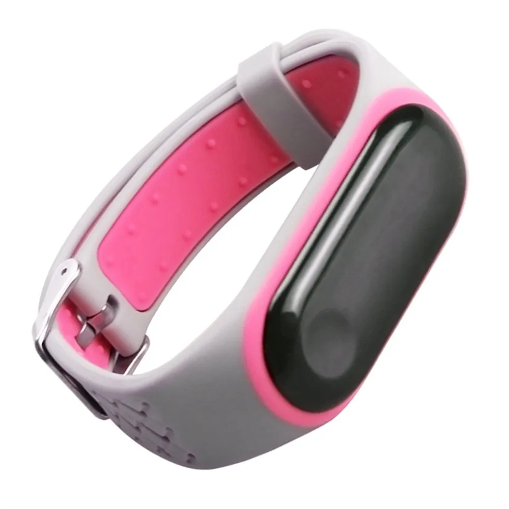 Ремешки для наручных часов прочные заменяемые мужские Т Силиконовые анти-офф браслеты для Xiaomi Mi 3 Смарт-часы модные спортивные женские мужские ремни