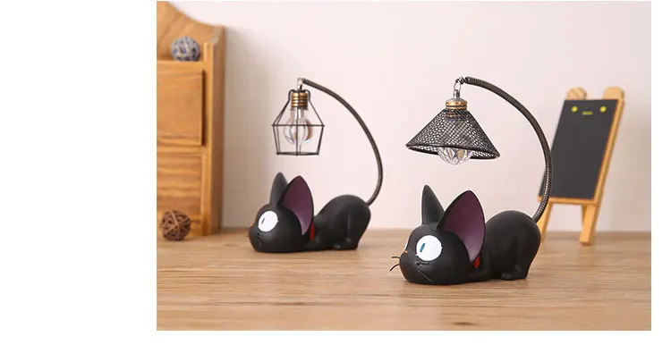 gigi gato nightlight apresenta decoração casa ornamento