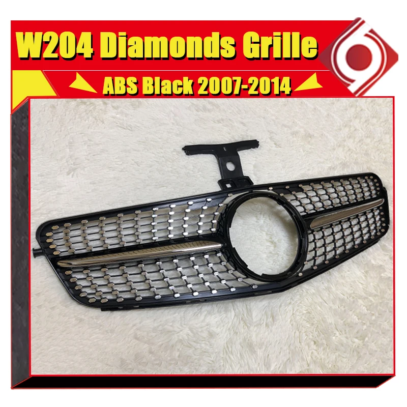 Grills C class C180 C200 C250 C350 C400 ABS черный без знака 07 14|Гоночные решетки| |