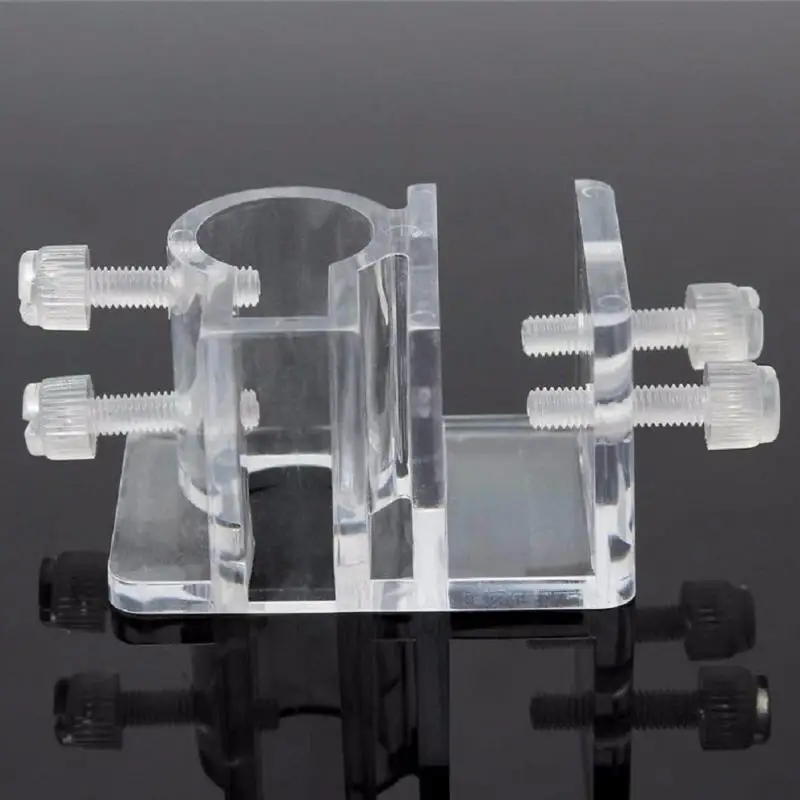 Stainless Steel Acrylic Fish Tank Inlet and Outlet Water Pipe Fixing Clip 14/19/20mm Pipe Diameter