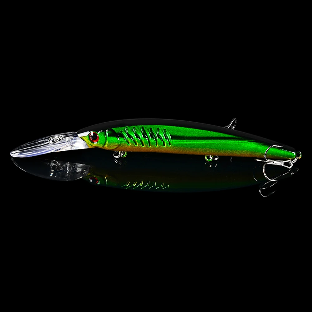 

1PCS Minnow Lures 15CM/12.2G Fishing Lure 6 Color Fishing Bait 2# fishing tackle