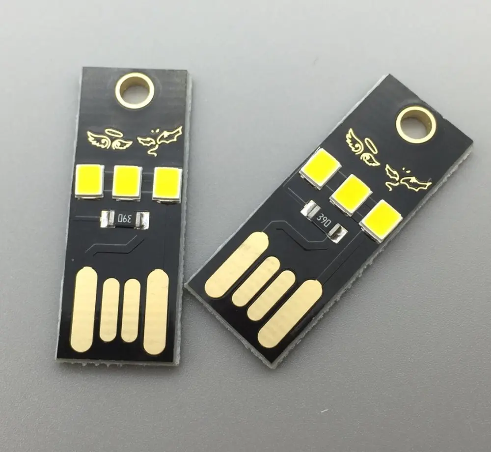 

5PCS High Quality USB lamp Computer light Keyboard light Camping light ultra-small ultra-thin mini USB Lamp Mobile power LED