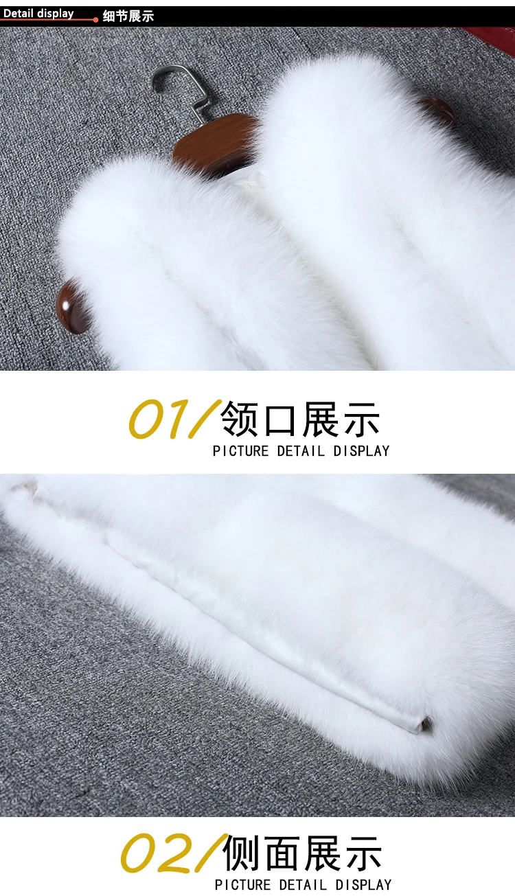 Clobee женские пальто из искусственного меха размера плюс 4XL жилет из искусственного меха Элегантный искусственный Лисий мех женская зимняя верхняя одежда длинный жилет J196