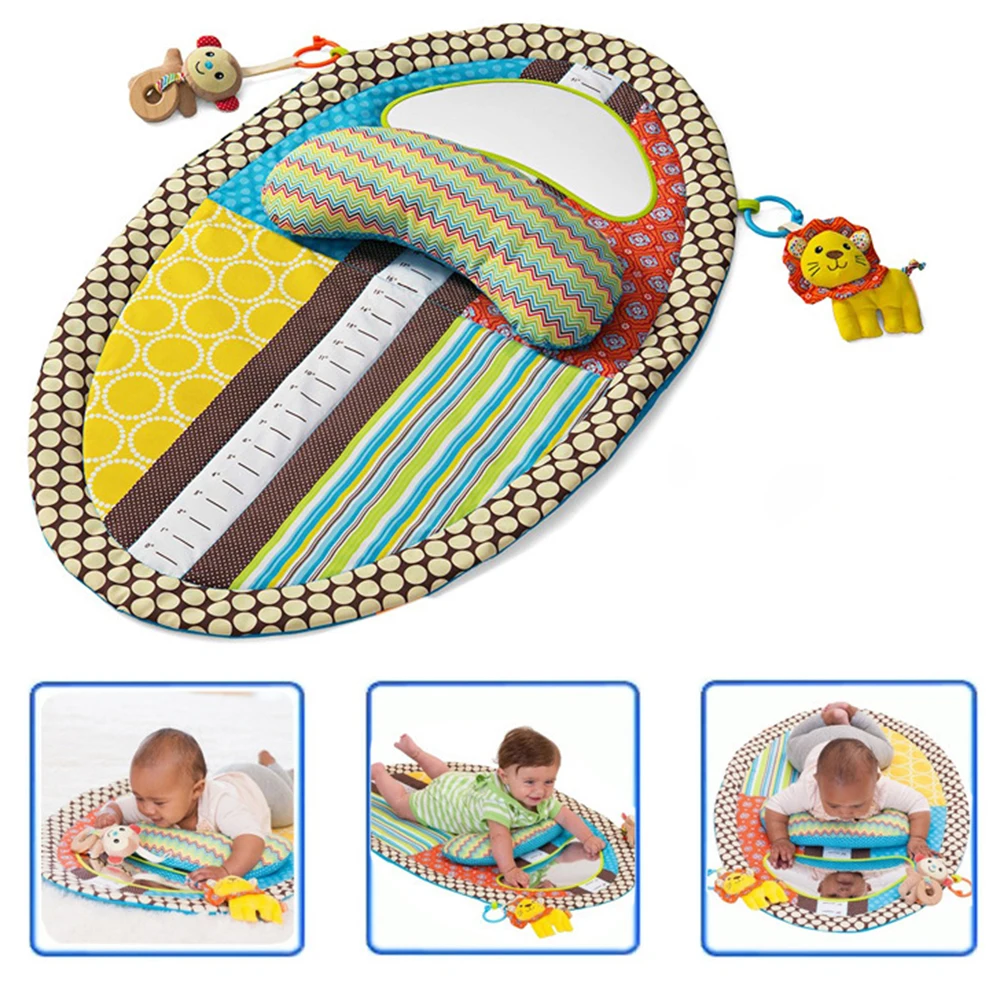 

Baby Gym Playmat Kids Waterproof Floor Mat Early Learning Height Blanket Play Game Carpet Developing Mat With Mirror Doll