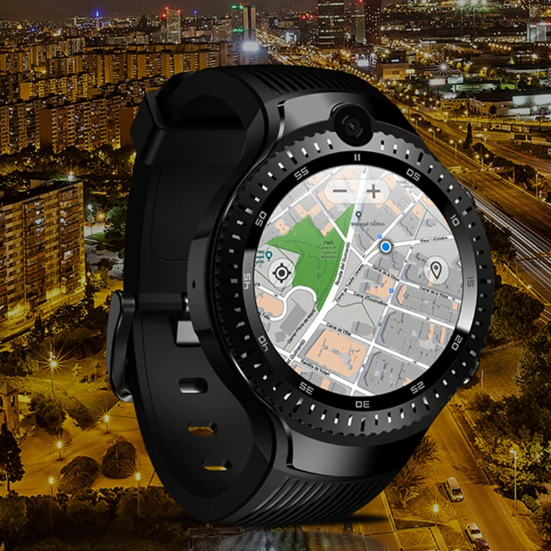 Смарт часы Zeblaze Thor 4 Dual 4G с пульсометром sim картой спортивные мужские наручные GPS Wi