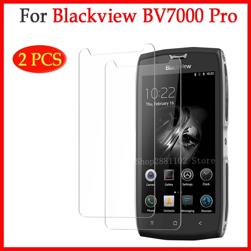 

2 PCS 9H Tempered Glass For Blackview BV7000 Pro Premium Screen Protector On Blackview BV 7000 Pro Film Glas Cover Protection