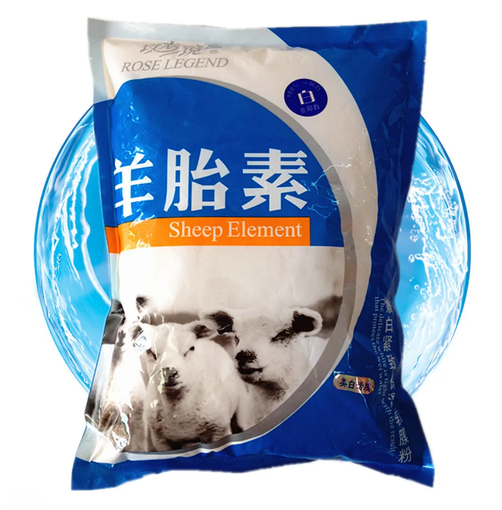 Free shipping1000g Sheep Placenta Anti Aging Clay Facial Mask Powder