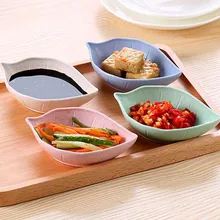 Креативная тарелка для детей, чаша для детей, пшеничная соломенная тарелка для соевого соуса, тарелка для риса, подтарелка, японская посуда, контейнер для еды