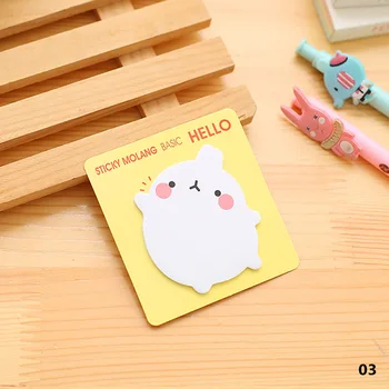 

20 sheets Cute kawaii Potato Rabbit Memo Pad Message Paper Sticky Notes Paper Stickers Office School Stationery Accessories