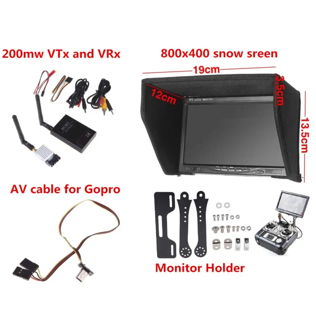 Buy FPV Combo UUUSTORE 5.8Ghz 200mw video audio