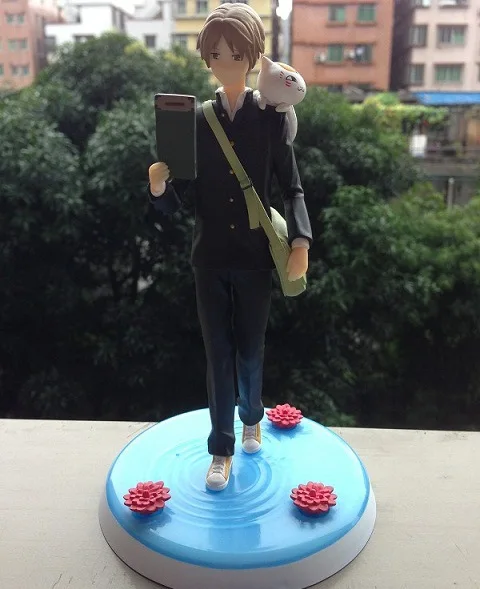 

18cm natsume yuujinchou Natsume Takashi Book of Friends backpack Action Figure Model Collectible Toys Dolls Anime Cartoon gift