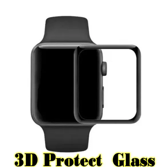 

For Apple Watch 3D Screen Protect Glass Film 38/42mm 40/44mm size Used for iWatch Series 5 4 3 2 1 Accessories