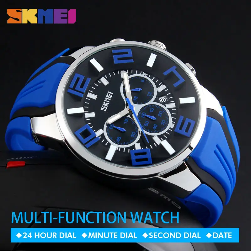 Топ модный бренд класса люкс SKMEI мужские наручные часы повседневные водонепроницаемые кварцевые часы мужские часы Relogio Masculino час