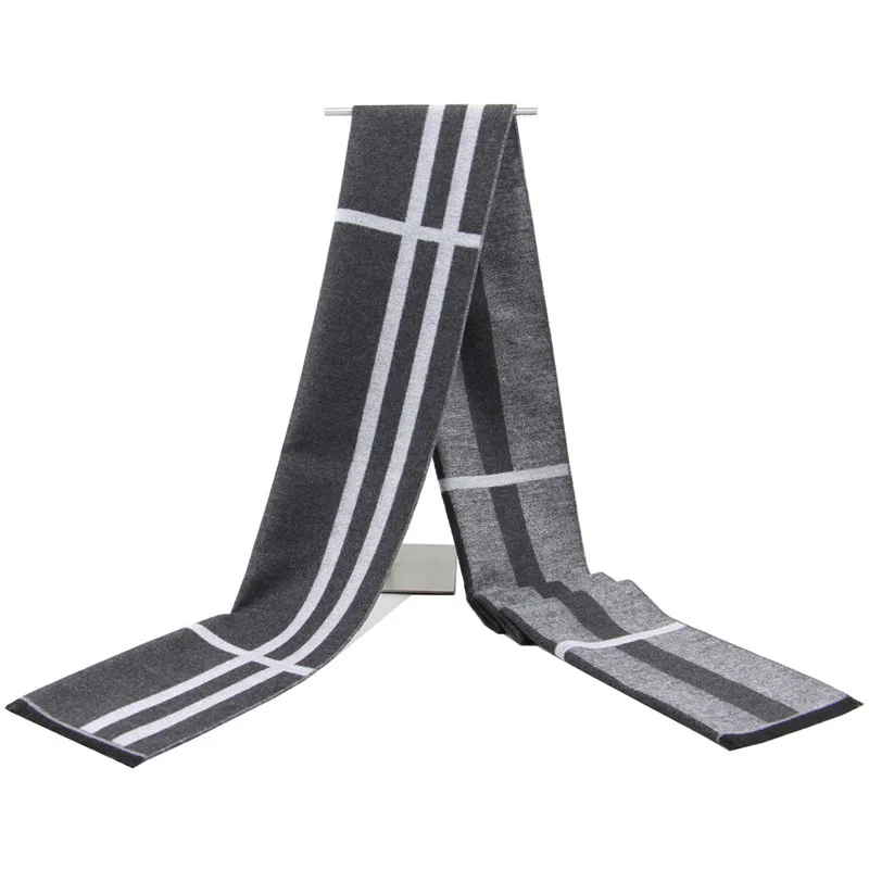 men scarf style Scarf Strip Solid Plaid Wool Scarf Luxury Classical Warm Long Soft Cashmere Winter Scarves for Men Winter Accessories man scarf Scarves