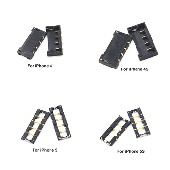 

100pcs/lot 100% Genuine new for iPhone 4S 5S 5C 6 6 plus 4G 7 7 plus FPC Battery Connector Plug Clip on Motherboard