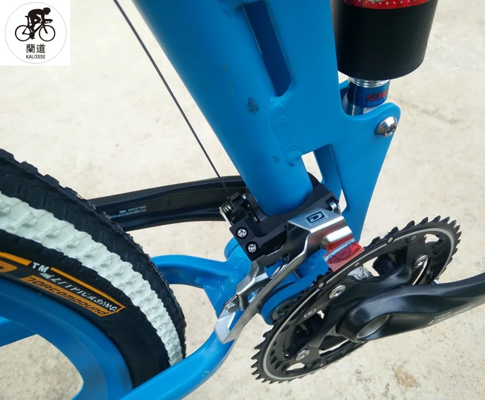 Sale Kalosse alloy  Mountain   bicycle   DIY  colors   Hydraulic brakes  Folding   mountain bike 26er  21/24/27/30 speed 14