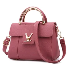 2016 New font b Women b font Small Leather Shoulder bags Girls Crossbody Messenger bag Ladies