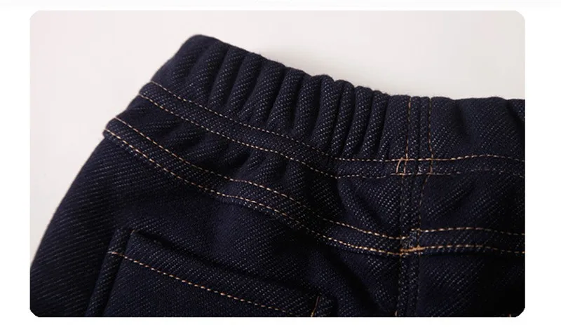 От 1 до 6 лет, осенне-зимние штаны для мальчиков утепленные детские джинсовые штаны для мальчиков штанишки для маленьких девочек, теплые детские джинсы одежда для детей
