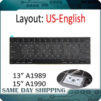 

Original NEW Laptop A1989 A1990 Keyboard US USA English us for Apple Macbook Pro 13" 15" Keyboard MR9Q2/932/942 EMC 3124/3215